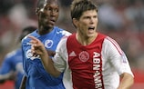 Schalke forward Klaas-Jan Huntelaar pictured in his Ajax days