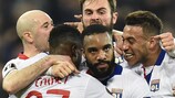 Lyon bejubelt ein weiteres Tor in der UEFA Europa League