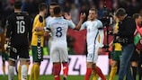 England's win against Lithuania gave them a four-point lead at the Group F summit