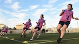 Women referees training at the UEFA winter course in Malaga