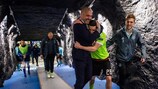 Tunnel of love: Nick Viergever celebrates Ajax's success