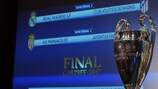 Las semifinales de la UEFA Champions League tras el sorteo celebrado en Nyon, Suiza, el viernes