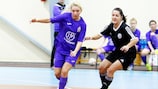 El fútbol sala femenino en Letonia aumenta en popularidad
