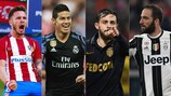 Madrid, Monaco, Atleti win; Higuaín rescues Juve