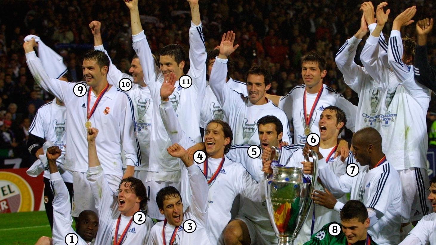 15 years on: Who were Real Madrid's 2002 Champions League winners