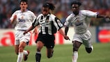 Edgar Davids (links) und Clarence Seedorf beim letzten Königsklassen-Finale zwischen Juventus und Real im Jahr 1998
