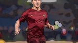 Francesco Totti, 24 ans en pros à la Roma