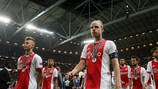 Les joueurs de l'Ajax après leur défaite en finale de l'Europe League