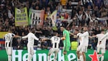 Juventus players celebrate
