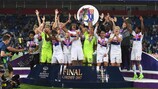Lyon equalled Frankfurt's record of four titles last season