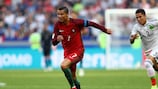 Cristiano Ronaldo balle au pied pour le Portugal