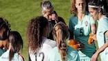 Portugal players gather together
