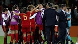 Spain through despite loss to Scotland
