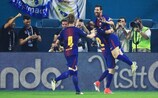 Lionel Messi a marqué le premier but de la soirée