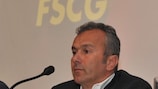 El presidente de la Federación de Fútbol de Montenegro (FSCG) Dejan Savićević