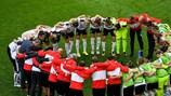 Gelebter Teamgeist: Die ÖFB-Frauen vor dem Halbfinale gegen Dänemark