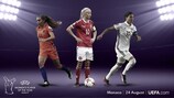 Harder, Marozsán y Martens, finalistas del Premio a la Mejor Jugadora del Año de la UEFA