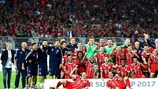 Die Bayern gewannen zum sechsten Mal den Supercup