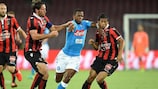 Napoli hosted Nice in a pre-season friendly 12 months ago