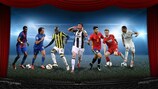 Les sept joueurs et joueuse nommés pour le But de la saison 2016/17