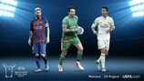 Buffon, Messi y Ronaldo, finalistas al Mejor Jugador del Año de la UEFA