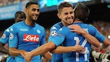 Dries Mertens and Jorginho scored Napoli's goals in their 2-0 win in the first leg