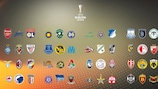As 48 equipas que vão disputar a fase de grupos da UEFA Europa League