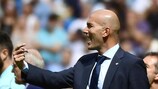 Zinédine Zidane (Real Madrid) se prépare pour affronter la Real Sociedad