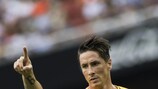 Atlético's Fernando Torres is gearing up to face his old club Chelsea