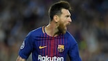 Lionel Messi ya vió portería en la última visita del Barcelona al Sporting