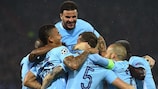 Manchester City equalled their record UEFA Champions League win on matchday one
