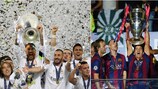 Real et Barça ont remporté dix des 25 Champions Leagues disputées à ce jour