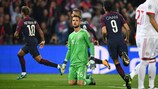 Bayern went down 3-0 in Paris in their second Group B game