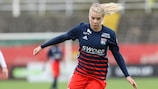Ada Hegerberg scored a hat-trick in Lyon's 5-0 win