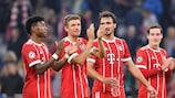Bayern players after beating Celtic on matchday three