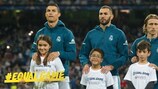 Los jugadores del Real Madrid, con los más jovenes