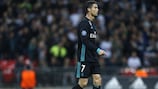 Cristiano Ronaldo après la défaite du Real Madrid contre Tottenham