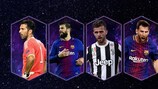 Juventus v Barcelona: Team of the Year nominees compared