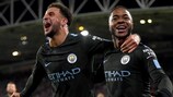 Raheem Sterling hit the winner as Manchester City triumphed at Huddersfield