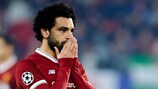Liverpool's Mohamed Salah faces Spartak Moskva