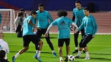 Real Madrid training ahead of the Club World Cup final