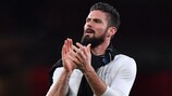 Olivier Giroud is in Chelsea's squad following his move from Arsenal on deadline day