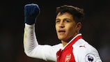 Alexis Sánchez já representou o Arsenal na UEFA Europa League desta época