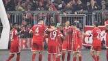 Sandro Wagner feiert sein erstes Tor für die Bayern