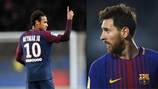Anciens coéquipiers, Neymar et Messi sont à la lutte pour le titre de joueur le plus décisif d'Europe