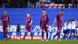Manchester City react after going behind against Wigan