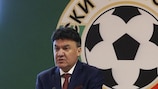 Der Präsident des Bulgarischen Fußballverbands, Borislaw Michailow