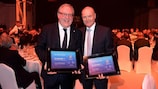 Trio distinguido com Ordem de Mérito da UEFA