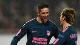 Fernando Torres y Antoine Griezmann vieron portería con el Atlético