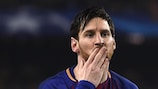Messi llega a los 100 goles en la Champions con el Barcelona